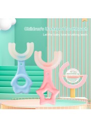 360 Degree U Shape Baby Toothbrush Baby Toothbrush Silicone Toothbrush Toddler Toddler Cleaning Oral Care