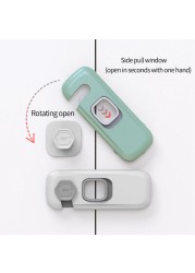 Adhesive Baby Drawer Lock Children Security Clip Safety Lock for Wardrobe Door Wardrobe Fridge Cabinet Baby Care Protector