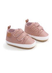 Classic Baby Leather Boys Girls Shoes Multicolor Toddler Shoes Rubber Sole Anti-slip First Walkers Newborn Baby Shoes