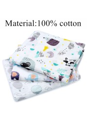 [Simfamily] 1pc Gauze 100% Cotton Baby Swaddling Soft Newborn Blankets Bath Towel Baby Gauze Infant Wrap Sleeping Bag Stroller Cover