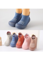 baby boy shoes children sock shoes non-slip floor socks boy girl soft rubber sole shoes baby sock shoes infant socks