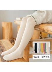 2022 Summer Spring Girls Stockings Candy Color Kids Fishnet Tights Toddler Girl Tights for Children Pantyhose Baby Stuff 1-12T