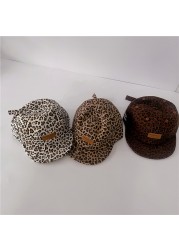 MILANCEL 2022 summer kids hat printed leopard alphabet children hat