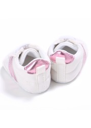 Fashion Baby Shoes Children White Sneakers For Girls Soft Flats Toddler Baby First Walkers Kids Sneakers Casual Infant Shoes