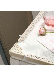 4pcs/lot Hollow Out Flower Pattern Soft Baby Safe Corner Protector Baby Kids Table Desk Corner Guard Children Safety Edge Guard