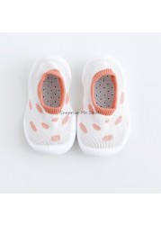 Cute Baby Anti-Slip Frist Walkers Cartoon Newborn Baby Girls Boys Anti-Slip Socks Slippers Boots Shoes Suitable for Baby Toddler