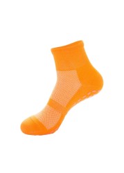 6 pairs/lot anti slip socks kids adults non slip sticky grip floor socks toddler child adult anti slip men and women trampoline sock