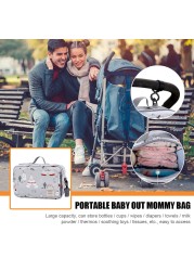 Diaper Bag Baby Stroller Bag Organizer Bag Multifunctional Nappy Nursing Mother Waterproof Polyester Baby Diaper Bag For Babies