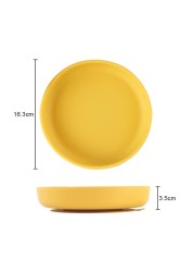 100% Food Safe Approval Silicone Tableware For Kids Fashionable Round Dishes Food Waterproof Training Bowl Baby Accessories