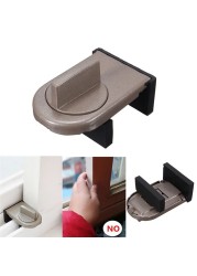 Locks on windows adjustable latch security door mobile window insurance lock anti-theft lock window stoppers