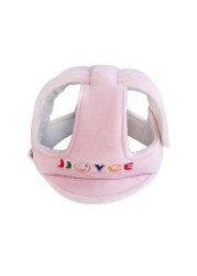 Boys Girls Protective Cap Soft Safety Helmet for Baby with Adjustable Strap Breathable Toddlers Infant Head Protector Anti-Crash