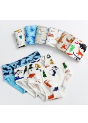 5pcs/lot Boys Panties Boys Underwear Cartoon Pants Panties For Baby Boy Kids Clothes Teenager Comfortable Briefs