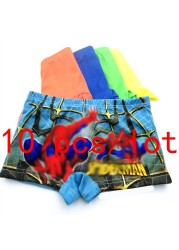 10pcs/lot Boys Boxer Briefs Kids Underwear Baby Boy Pants Cartoon Super Hero Print Soft Children Panties 2-9 Years 2021