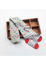 Autumn Winter Children Stripe Pantyhose Stockings Baby Boys Girls Christmas Tights Kids Fancy Dress Children's Clothing