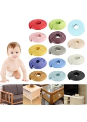 2 Meters Baby Safety Corner Desk Guard Rubber Table Protection Kids L Shape Soft Edge