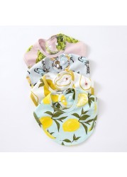 Baby Feeding Baby Bib Saliva Towel Scarf Bandana Soft Cotton Snap Button Burp Cloth For Newborns Baby Boys Girls Shower Gifts