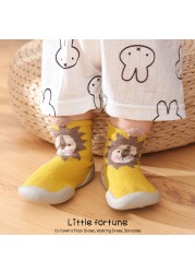 Baby Boy Girl Shoes Autumn Winter Spring Infant Nonslip Sock Baby Soft Rubber Sole Sock Toddler Shoes Anti-slip Floor Socks Shoes