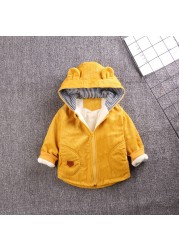 2020 Autumn Hooded Sweater For Kids Back To School Plush Tops Cartoon Print Outerwear Baby Boy Fashion Clothes