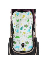 Cotton Baby Stroller Seat Cushion Cartoon Baby Feeding Highland Pillows Cushion Infant Pushchair Mat Universal Stroller Accessories