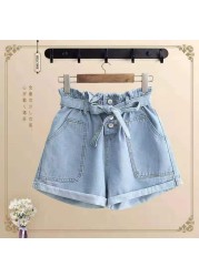 2022 Kids Baby Girl Summer Denim Clothes Shorts Shorts Jeans Children's Clothing Girl Casual Short Pants Infant Bottoms 3 -12Yer