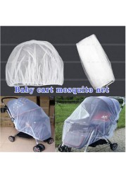 Mesh On Stroller Infant Baby Stroller Accessories Mosquito Net Protection Kids Pushchair Fly Midge Insect Bug Cover