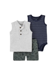 Newborn casual clothes outfit cute baby boys romper short sleeve shorts travel suit spring summer girls outdoor sports wear