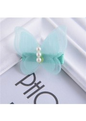 Cute Butterfly Hair Clips Baby Barrettes Girls Cartoon Hairpins Fashion Bow Butterfly Headwear Hair Accessories Decorations