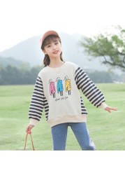 WKPK 4-18Year Girl Clothes New Spring Autumn Outdoor Casual Fashion Children Sportswear Cotton Comfortable Soft Kids Clothes