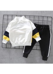 Baby boys and girls casual clothing set, spring and autumn fashion sportswear