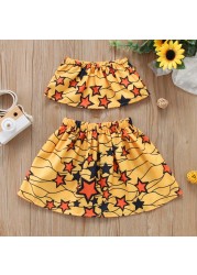 Fashion Baby Girls Clothing Set Summer Baby Kids African Boho Style Printed Jacket Tops Skirts Outfits Suits Children Clothes