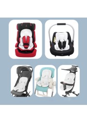 Baby Stroller Cushion Car Seat Inserts Baby Head Support Neck Pillow Mattress Breathable Mesh Liner Thermal Stroller Mat