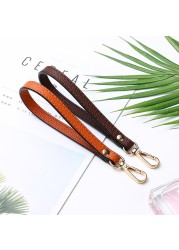 Wrist Bag Strap Handle Fashion PU Leather Women Girls Purse Strap Bag Small Bag Strap Solid Color Replacement Purse Strap