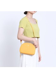 Women Crossbody Bag Fashion Semicircle Saddle Solid Color All-match Comfortable Shoulder Bags For Female Designer Handbags