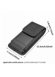 Hiking Waist Phone Bag Pouch Multifunctional Outdoor Protective Card Slot Anti-scratch Carry PU With Belt Buckle Camping