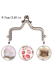 1PC Metal Wallet Frame Star Shape Flower Padlock Locks DIY Coin Bag Handle Stitching Replacement Purse Accessories