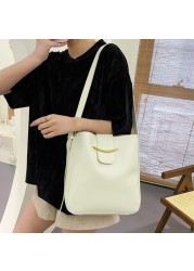 Women's PU Leather Handbags Casual Women's Handbag Black White Shoulder Bag Women's Crossbody Bag