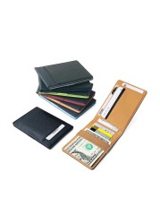 Fashion Mini Wallet Slim Money Wallet Coin Bag Multi Card Pocket Men Business Credit Card Holder Passport Clip Cash Organizer