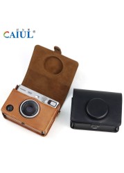 Polaroid mini EVO retro camera bag PU leather retro digital photography camera bag leather bag