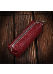 Car Keys Holder Genuine Leather Coin Purse for Men Key Wallets Women Housekeeper Plus Designer Keys Case with Keyschain