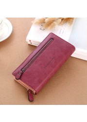 Fashion Women Wallets Card Holder Fashion Lady Purses Money Bags Coin Purse Woman Clutch Long Zipper Purse Burse Bags