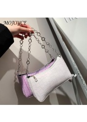 Stone Pattern PU Leather Shoulder Bag Elegant Women Casual Small Handbag Leisure Purse Bag for Women Girls Gifts