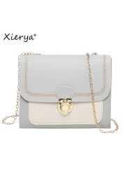 Xierya Fashion Small Square Box One Shoulder Messenger Bag Coin Purse New Fashion Women Bag Single Shoulder Clutch Bag