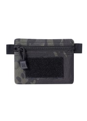 Nylon Outdoor EDC Mall Pouch Multifunctional Waterproof Mini Portable Travel EDC Tool Wallet Pocket Zipper Waist Bag