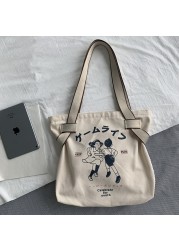 Women Shoulder Bags Shopping Bag Large Capacity Female Canvas Cloth Bag Handbag Reusable Foldable Eco Grocery Handbags