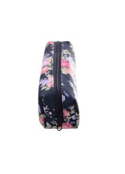 Women Retro Flower Print Cosmetic Bag Makeup Bag Kids School Pencil Bag Small Shower Pouch Organizer Bag