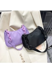 Women Fashion Zipper Crescent Shoulder Bags Casual Zipper Messenger Bag for Ladies Outdoor Shopping Business