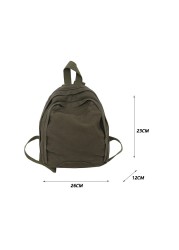 Fashion Backpack Canvas Unisex Backpacks Anti-theft Bagpack New School Bags For Teenagers Simple School Bags Vintage Travel Bags