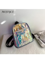 1PC Fashion Backpack Transparent PVC Cute Kids School Bag For Girls Student Bookbag Summer Beach Streetwear Bag