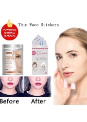 40pcs/box Invisible Thin Face Stickers Face Line Wrinkles Sagging Skin V-Shape Chin Lifting Patch 0.02mm