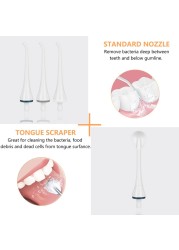 Dental Floss Tank 300ML Portable Oral Irrigator, USB Rechargeable, Waterproof Dental Water Jet